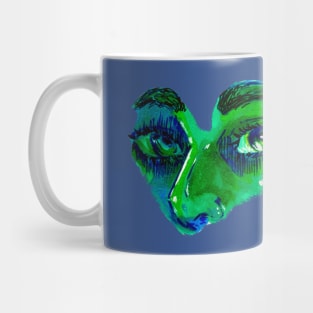 Green Eyed Monster Mug